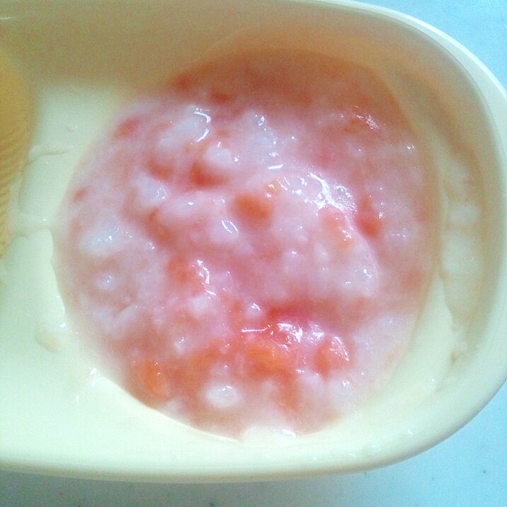離乳食☆トマトのクリーミー粥